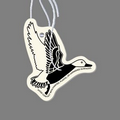 Paper Air Freshener Tag W/ Tab - Flying Duck